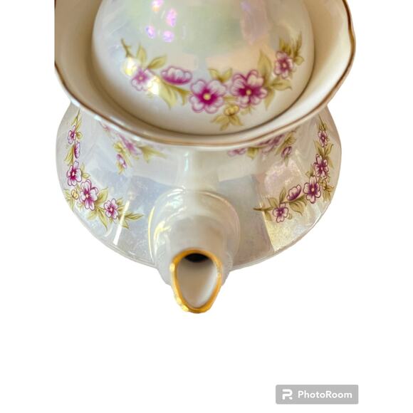 Vintage Floral Teapot Tea  Pot  2 Cups - Picture 5 of 9